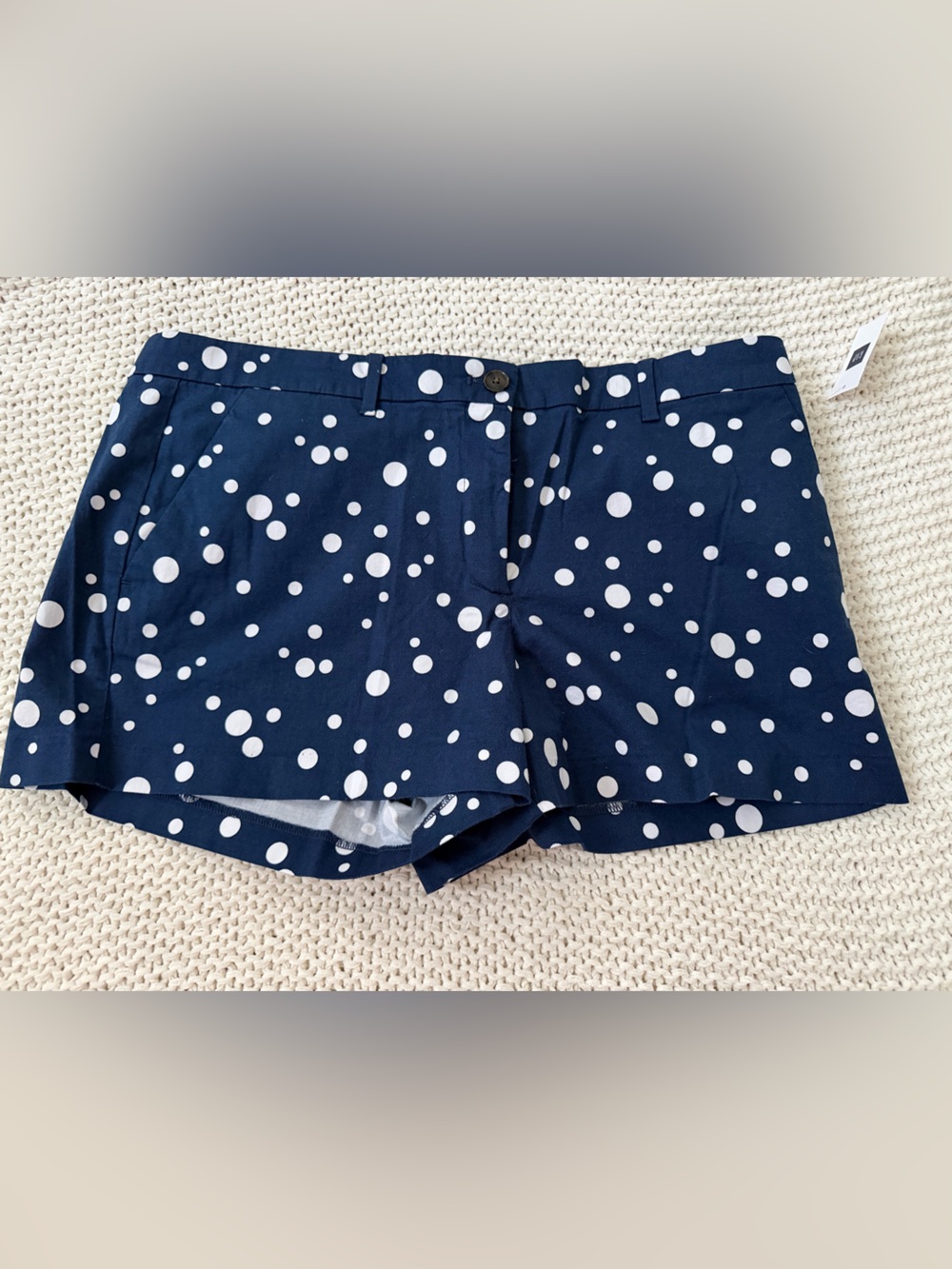 GAP Navy Blue Polka Dot Women’s Shorts NWT